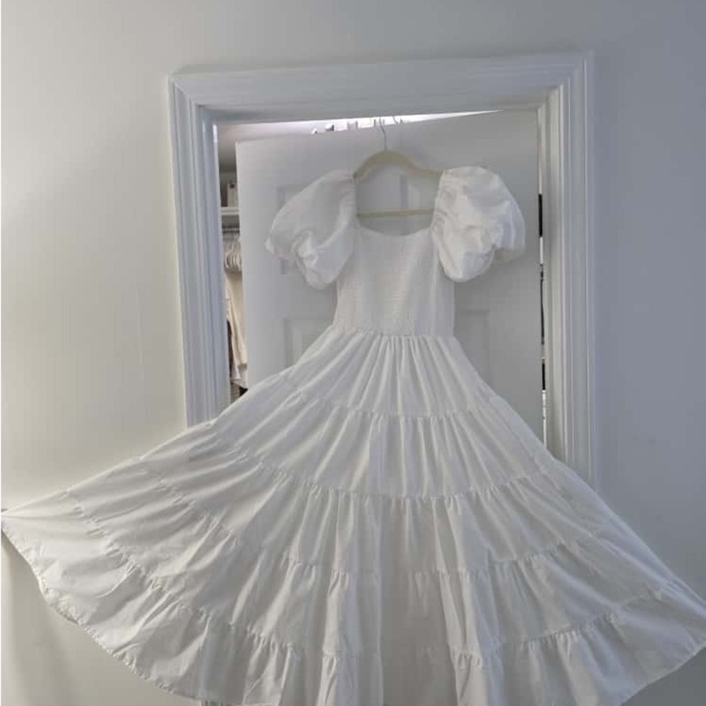 Elegant White Kids Dress